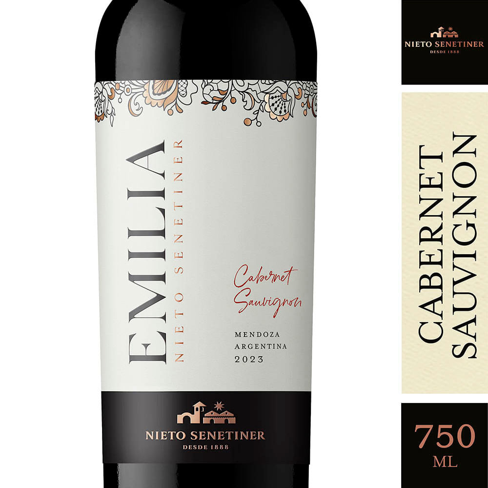 Vino Tinto Cabernet Sauvignon 750 Cc Emilia