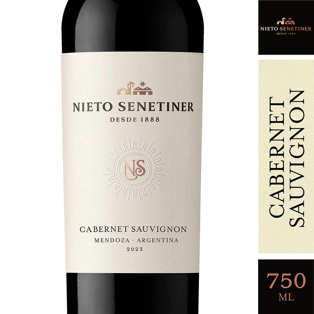 Vino Tinto Cabernet Sauvignon 750 Cc Nieto Senetiner