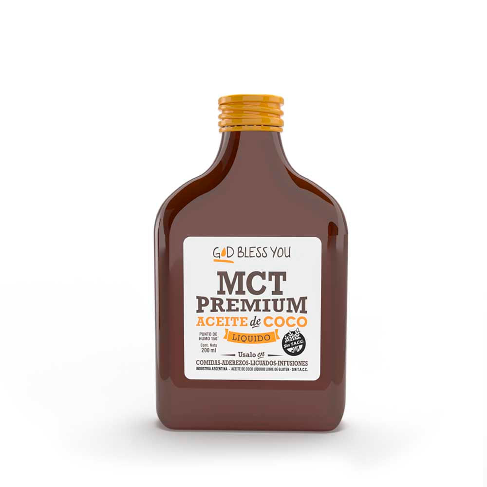 Aceite de Coco Mct Premium 200 Ml God Bless You