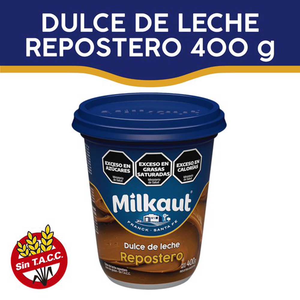 Dulce de Leche Repostero 400 Grs Milkaut