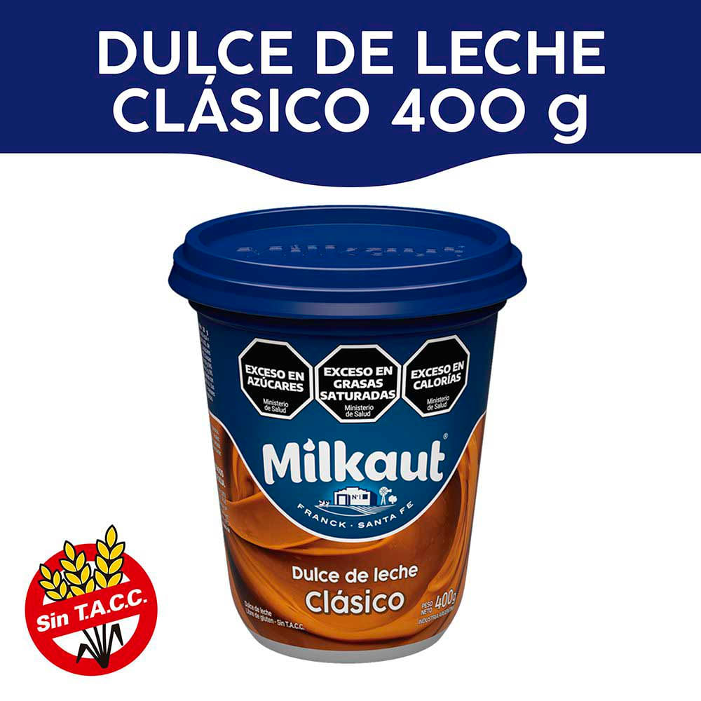 Dulce de Leche Clásico 400 Grs Milkaut