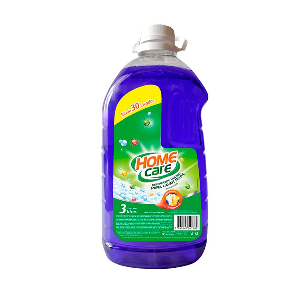 Detergente para Ropa Líquido 3 Lts Home Care