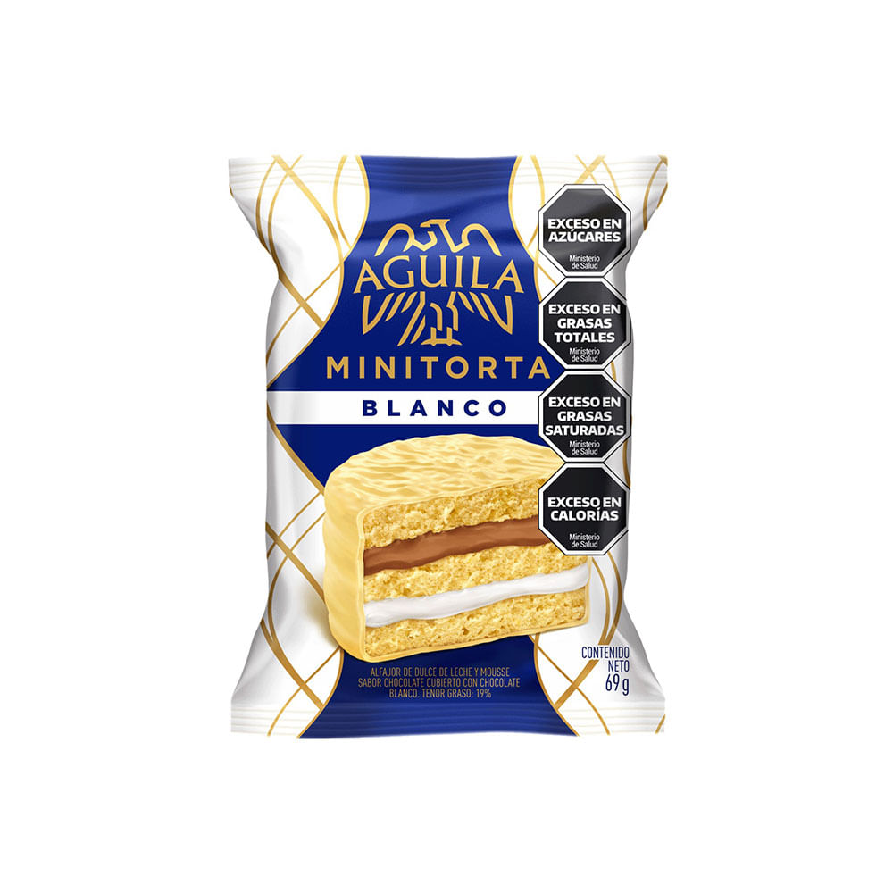 Alfajor Minitorta Blanco 69 Grs Aguila