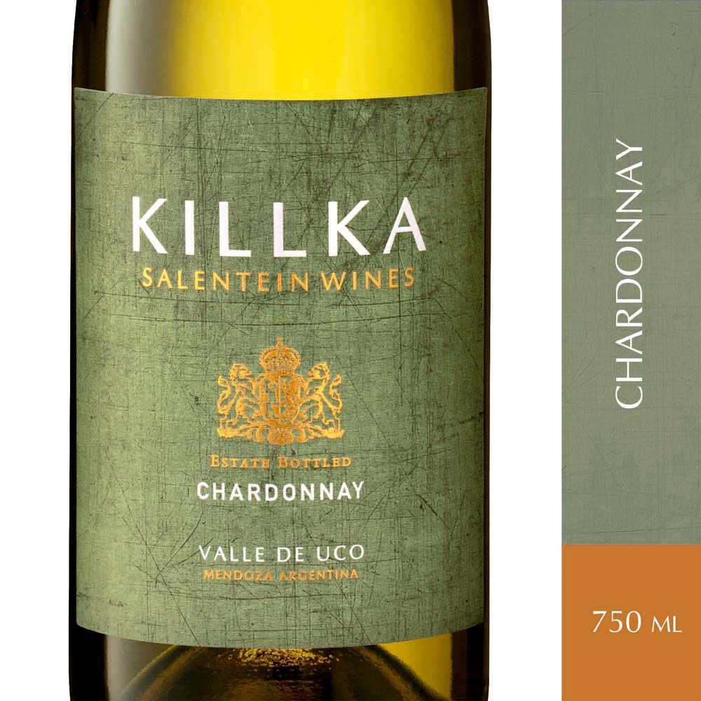Vino Blanco Chardonnay 750 Cc Killka
