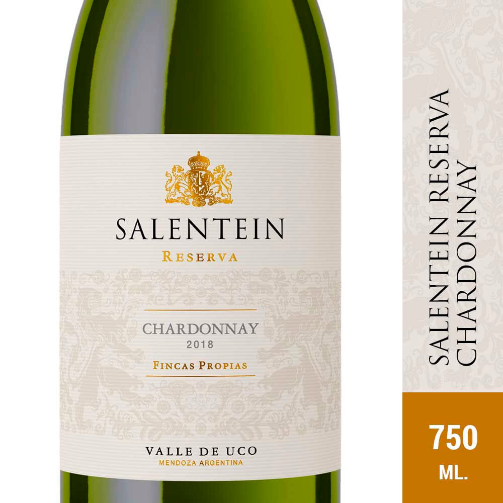 Vino Blanco Chardonnay 750 Ml Salentein