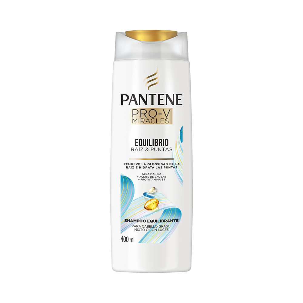 Shampoo Pro-v Miracles Equilibrio Raíz y Puntas 400 Ml Pantene
