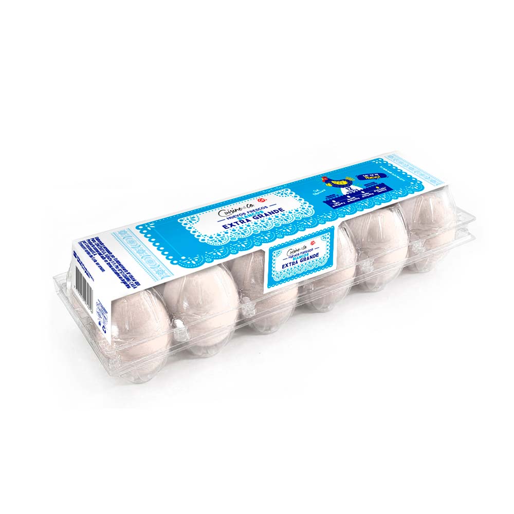Huevos Blancos Extra Grandes 12 Un Cuisine & Co