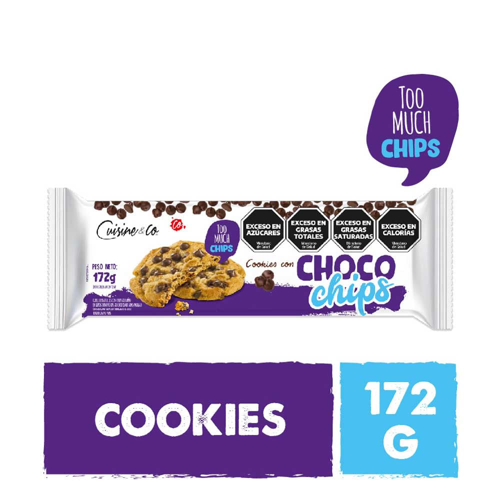 Galletitas Con Chips De Chocolate 172 Grs Cuisine & Co