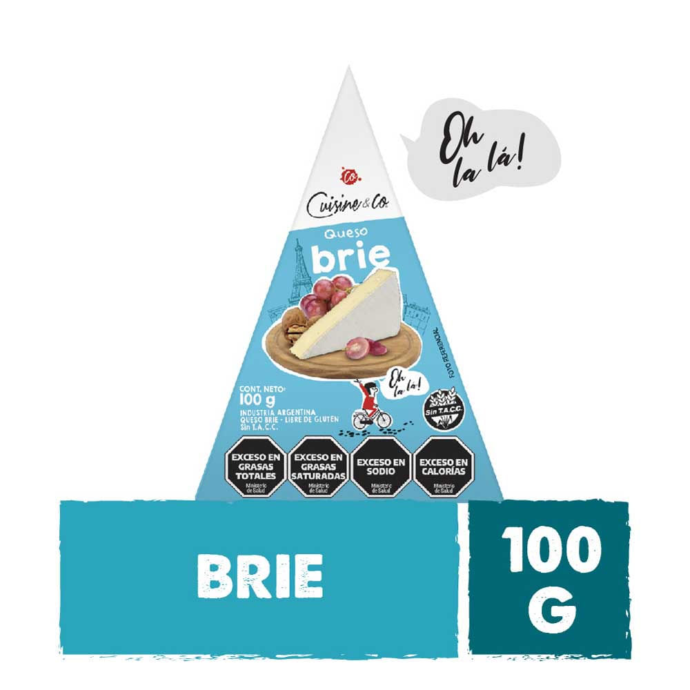 Queso Brie Individual 0.1 Kg Cuisine y Co