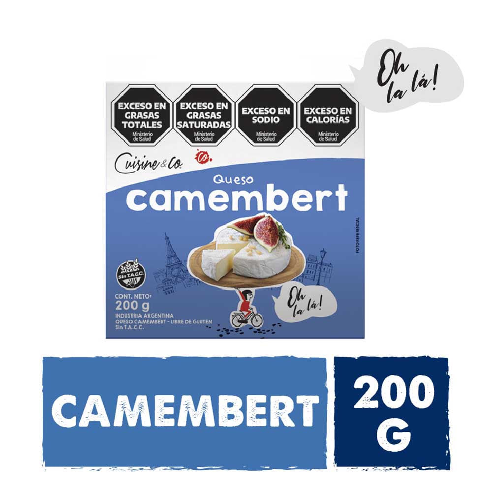 Queso Camembert Individual 200 Grs Cuisine y Co