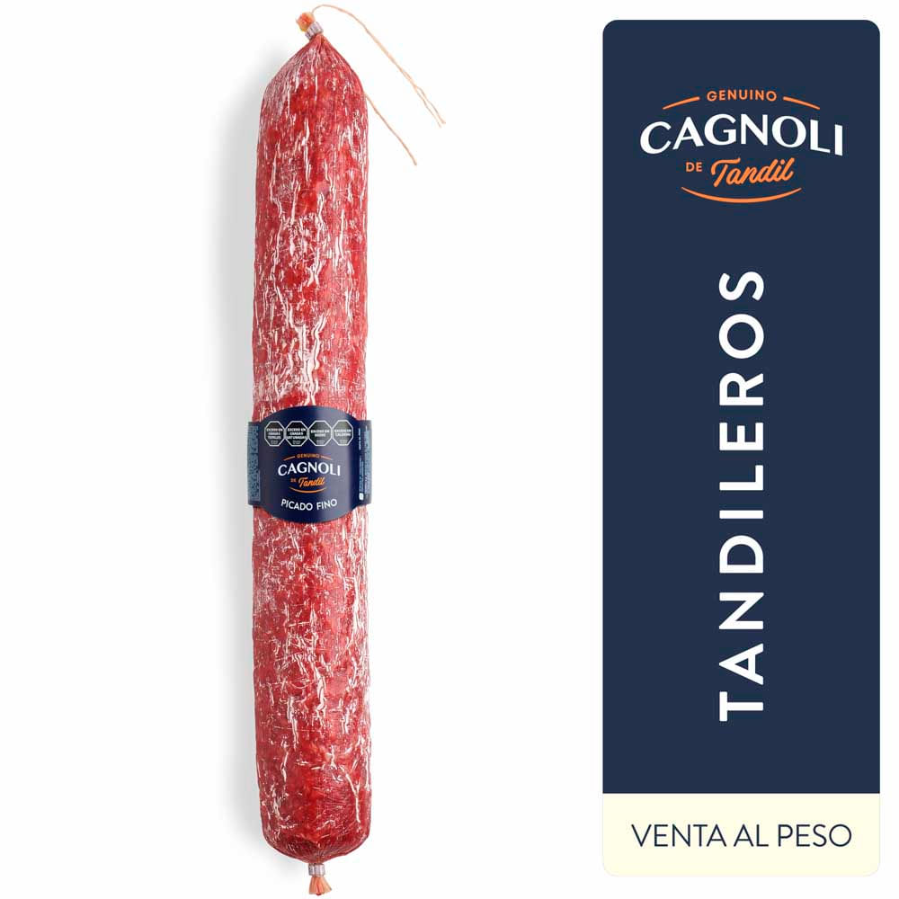 Salame Cerdo Picado Fino Pieza Cagnoli