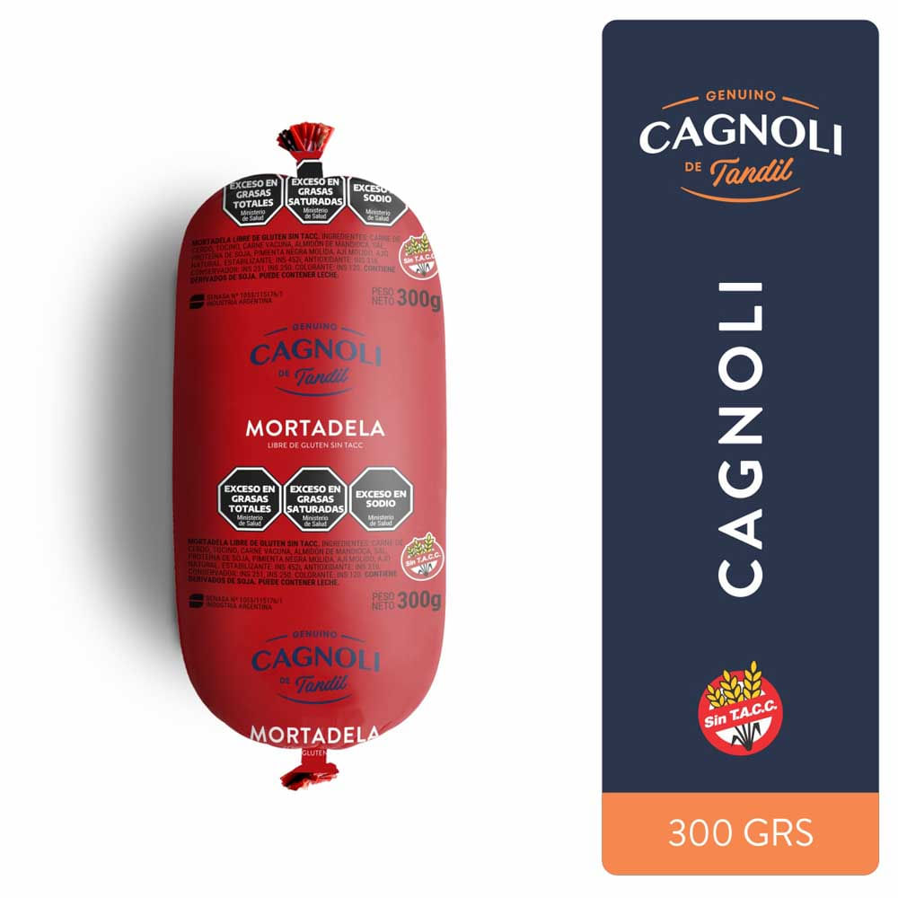 Mortadela 300 Grs Cagnoli