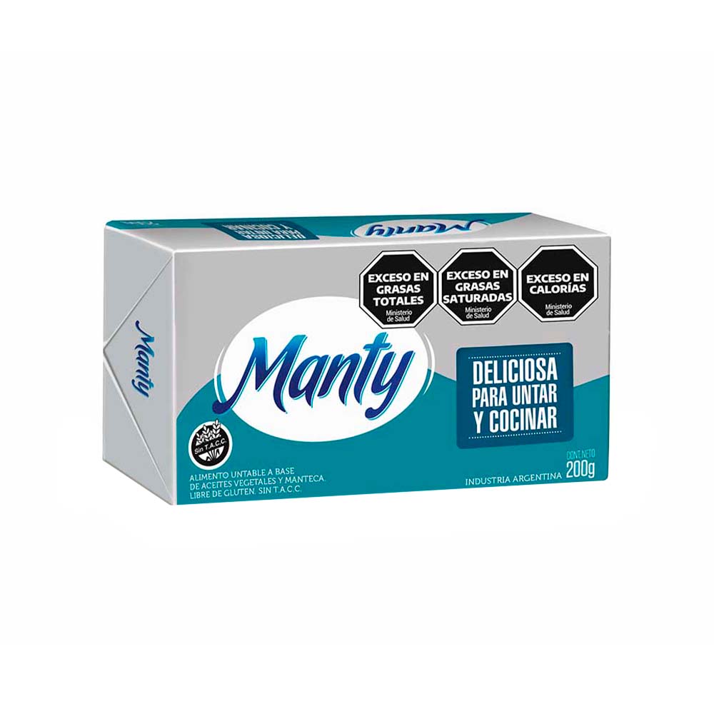 Manteca Untable 200 Grs Manty