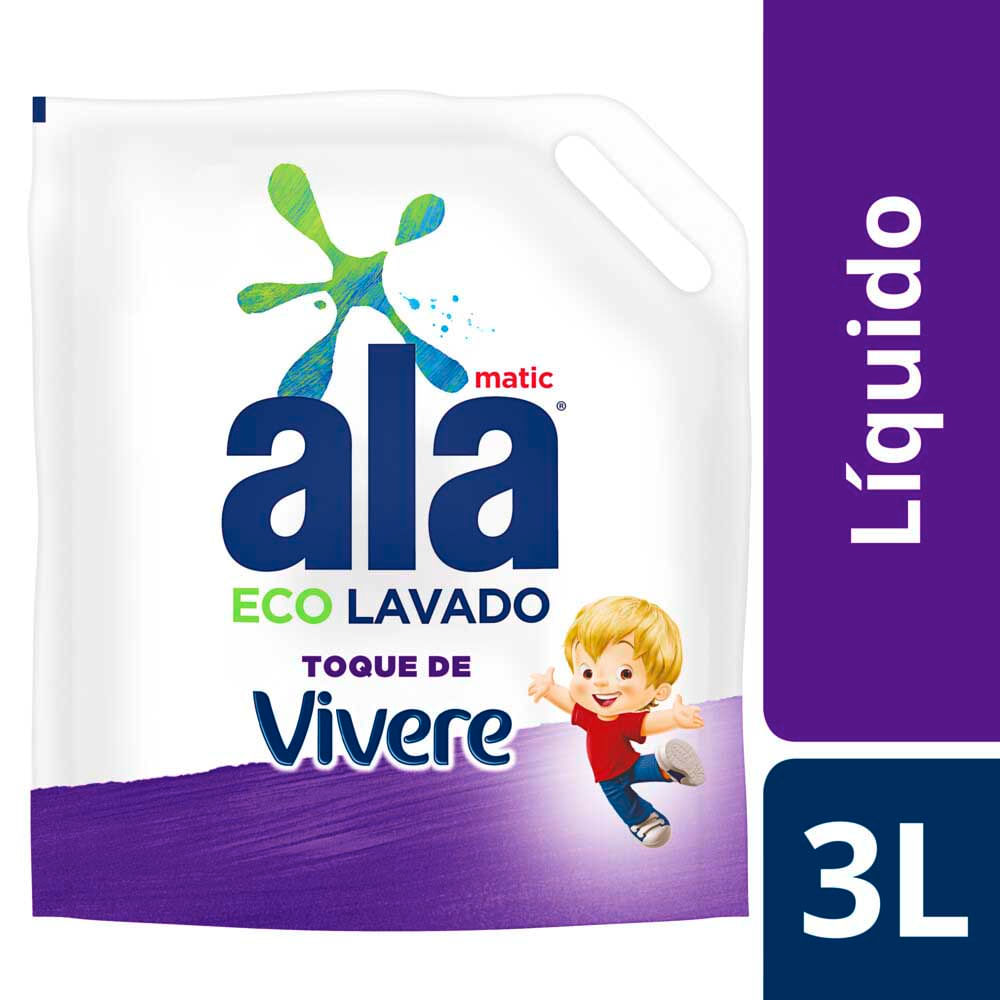 Jabón Líquido para Ropa Toque de Vivere 3 Lts Ala