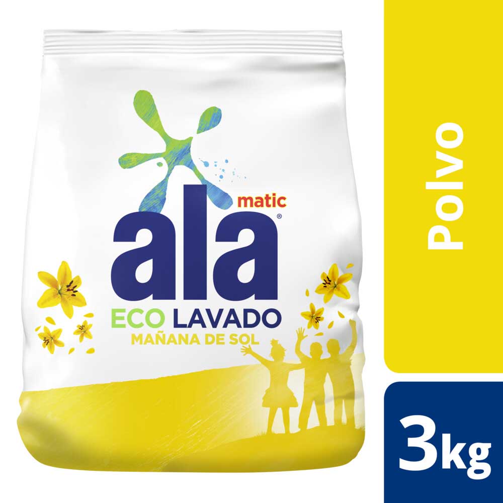 Jabón en Polvo Matic Mañanas de Sol 3 Kg Ala