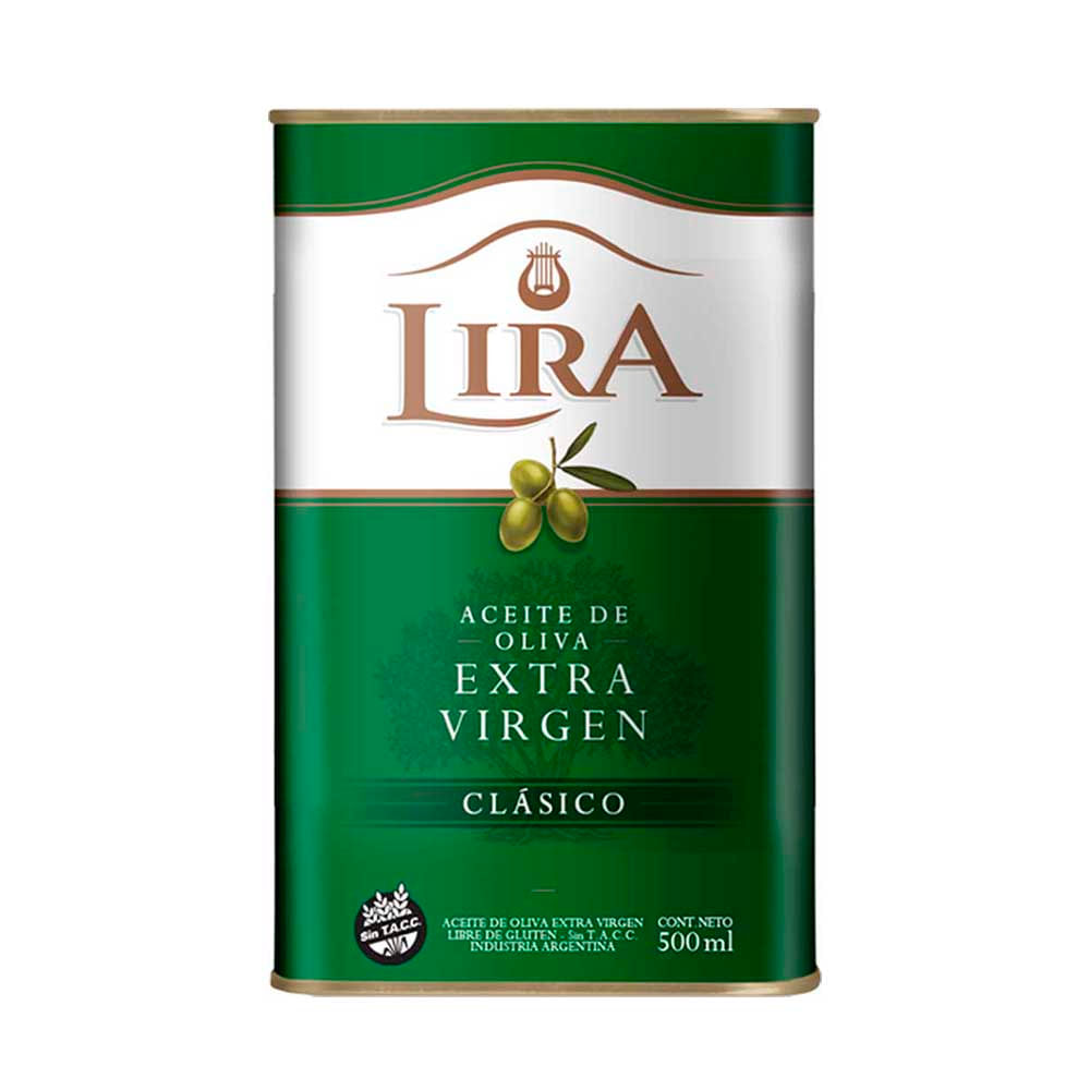 Aceite de Oliva Extra Virgen Clásico 500 Ml Lira
