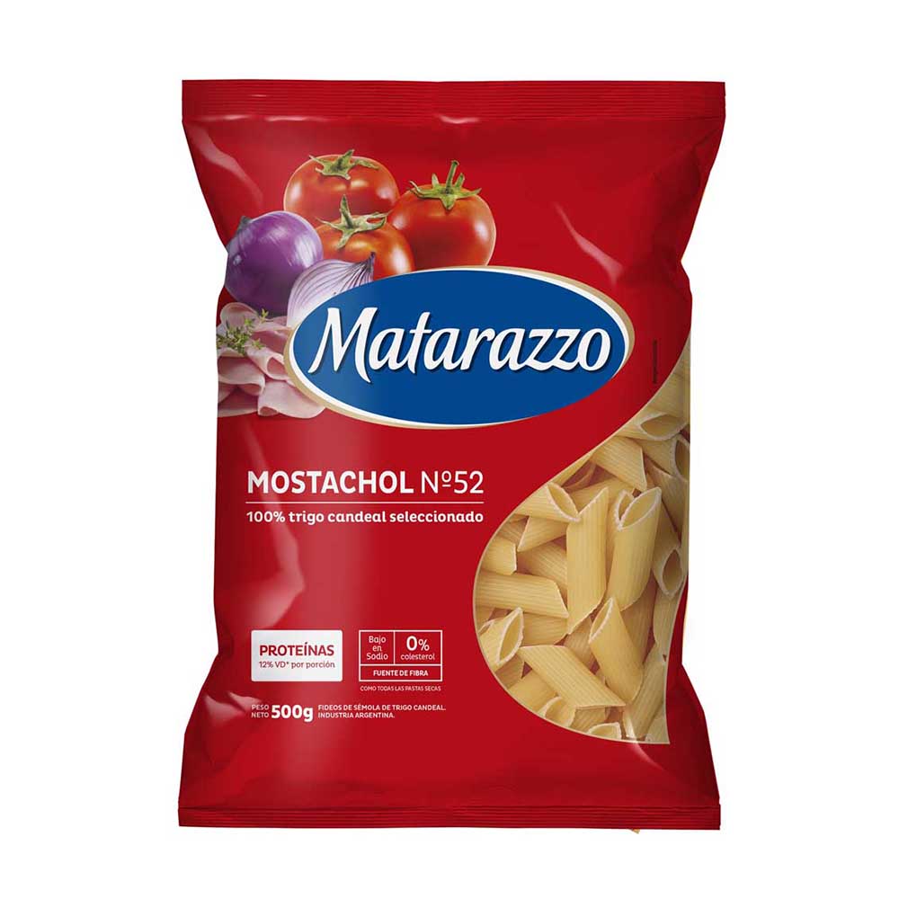 Fideos Mostachol N°52 500 Grs Matarazzo