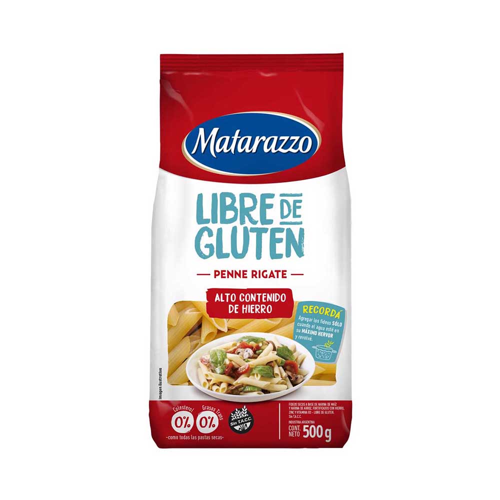 Fideos Matarazzo Pennerig X500g