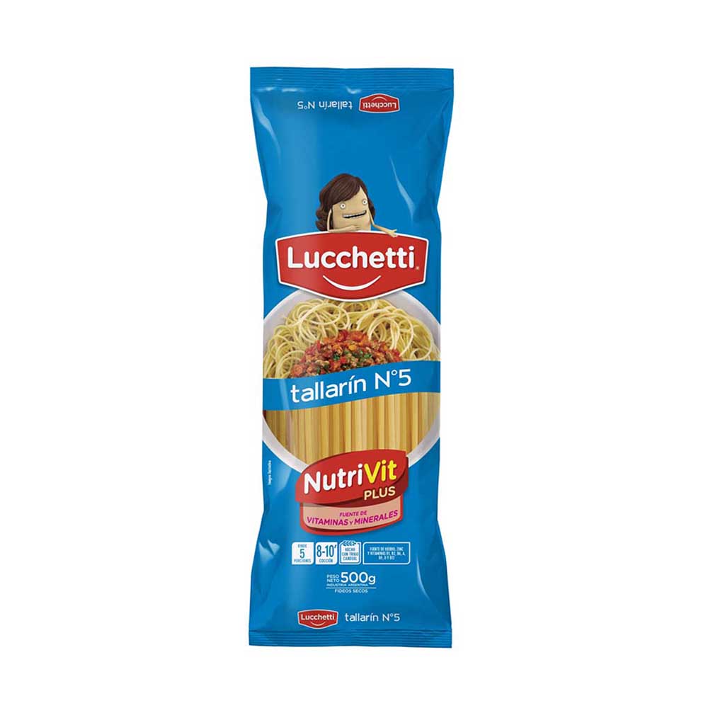 Fideos Tallarín N°5 500 Grs Lucchetti