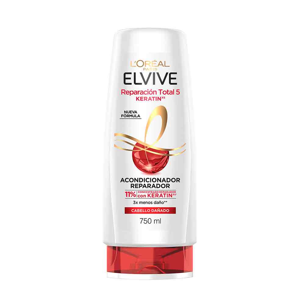 Acondicionador Reparación Total 5 Keratin 750 Ml Elvive