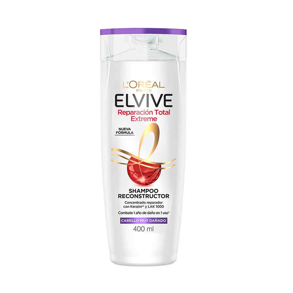 Shampoo Reparación Total 5 Extreme 400 Ml Elvive