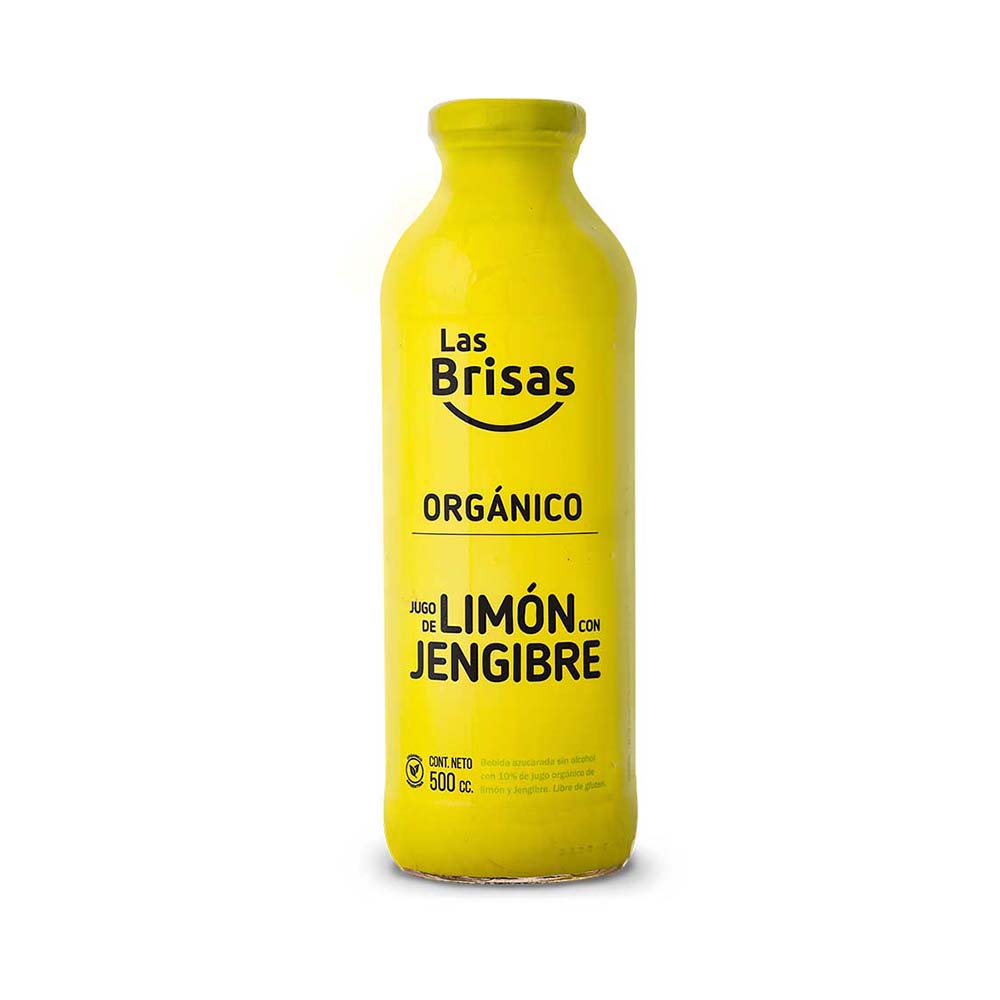 Jugo Fresco Sabor Limón y Jengibre 500 Cc Las Brisas