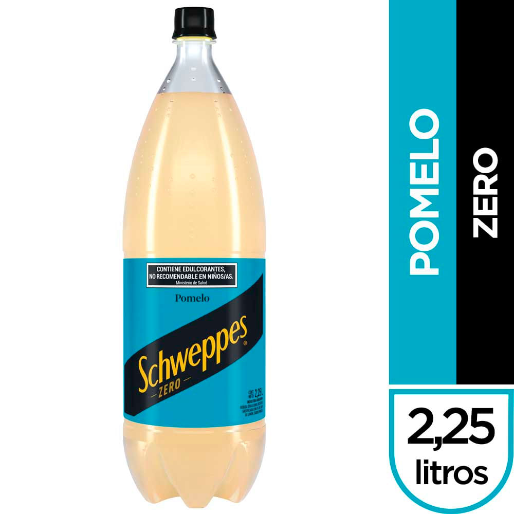 Gaseosa Sin Azúcar Sabor Pomelo 2.25 Lts Schweppes