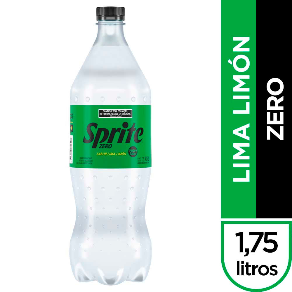 Gaseosa Sin Azúcar Sabor Lima Limón 1.75 Lts Sprite