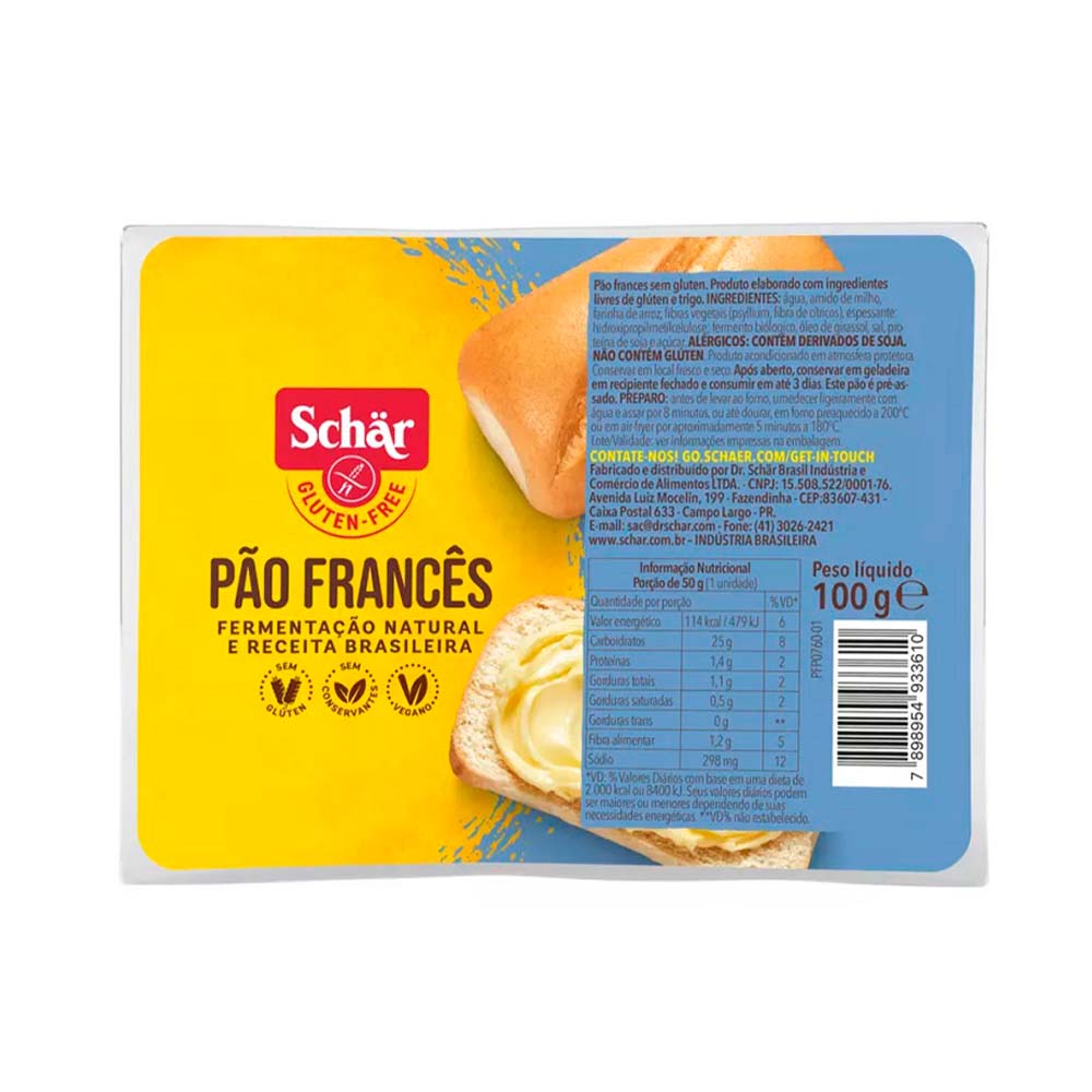 Pan Francés 100 Gr Schar