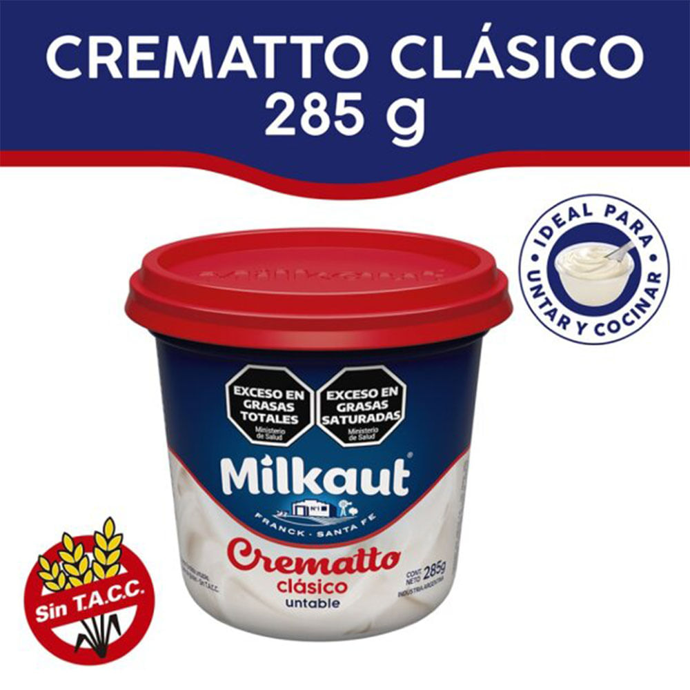 Queso Untable Tradicional x 0.285 Kg Milkaut