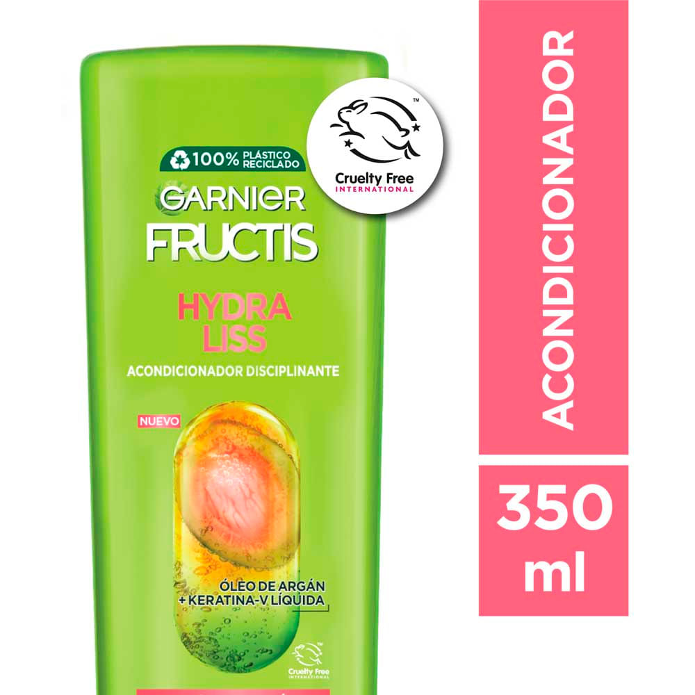 Acondicionador Hydraliss Hidratación y Frizz 350 Ml Fructis