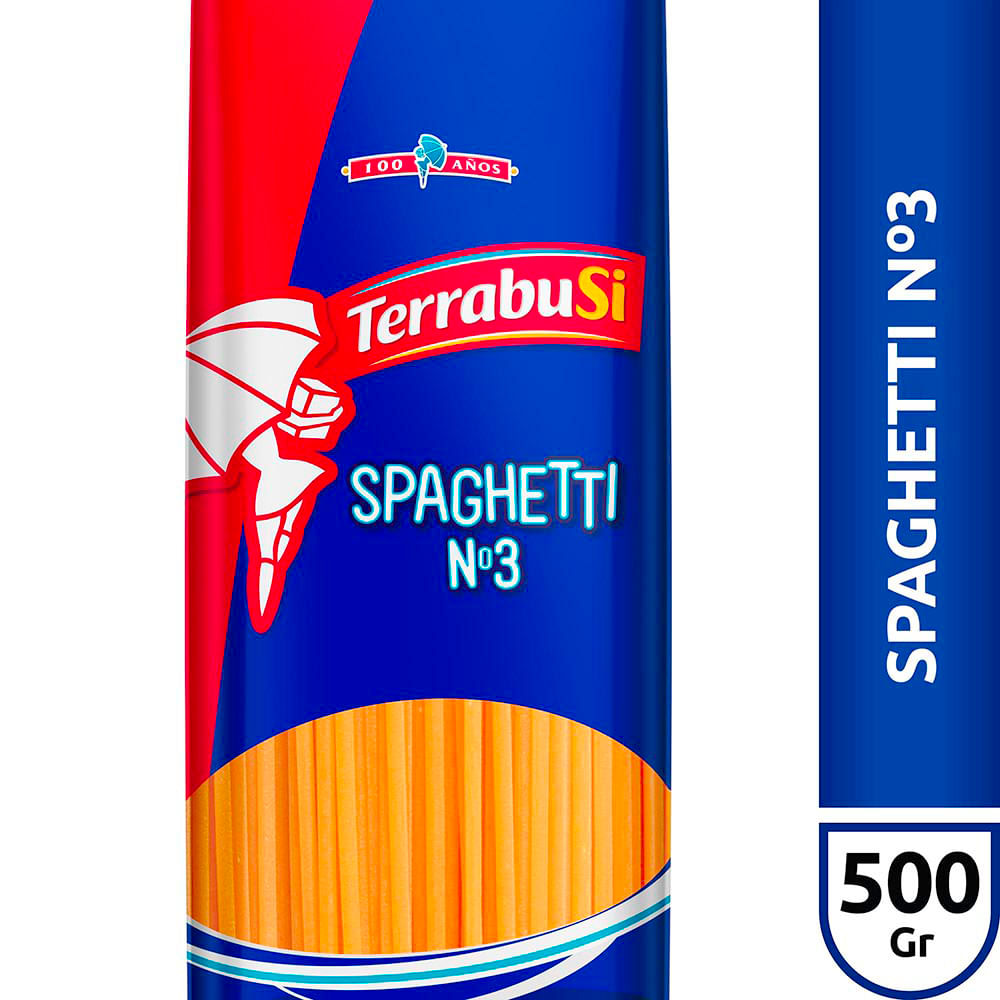 Fideos Spaghetti N°3 500 Grs Terrabusi