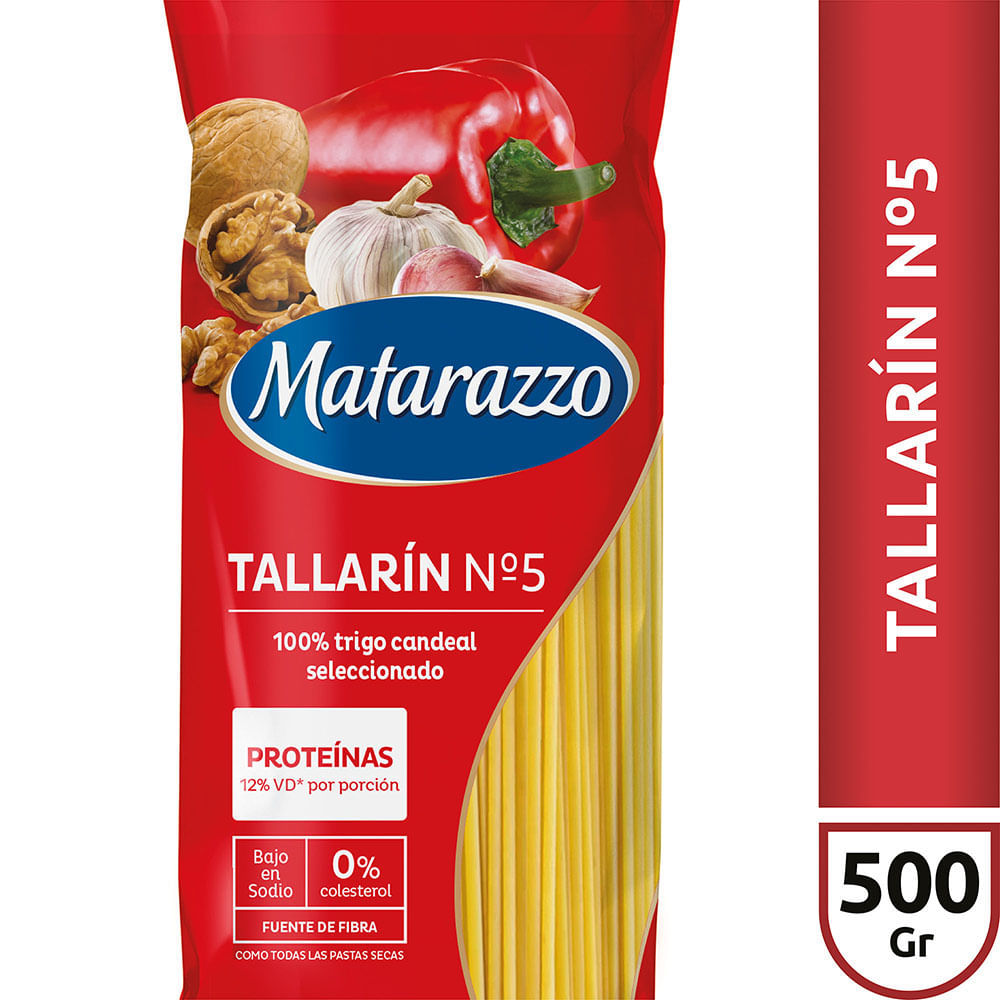 Fideos Tallarín N°5 500 Grs Matarazzo