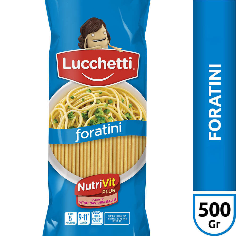 Fideos Foratini 500 Grs Lucchetti