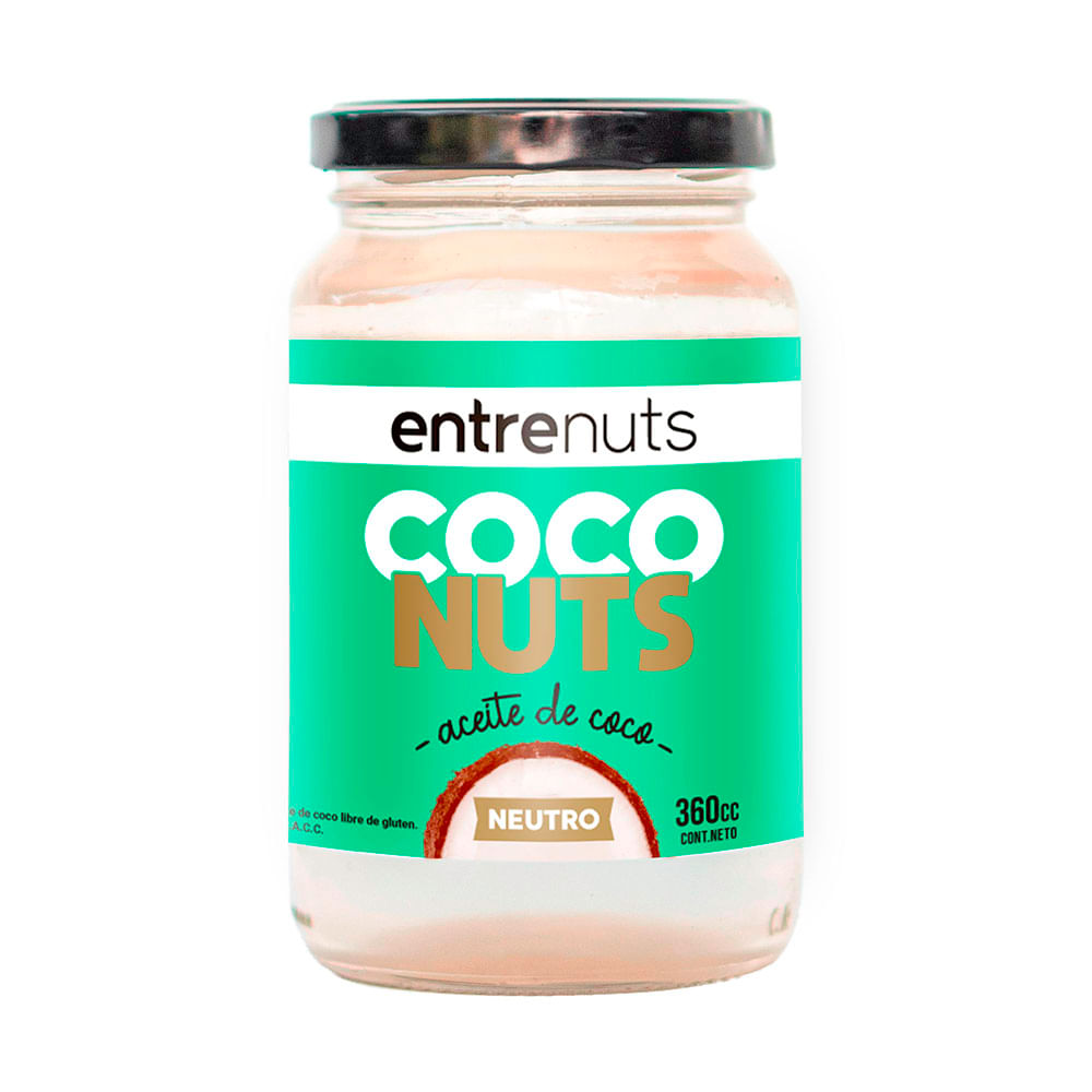 Aceite de Coco Neutro 360 Cc Entrenuts