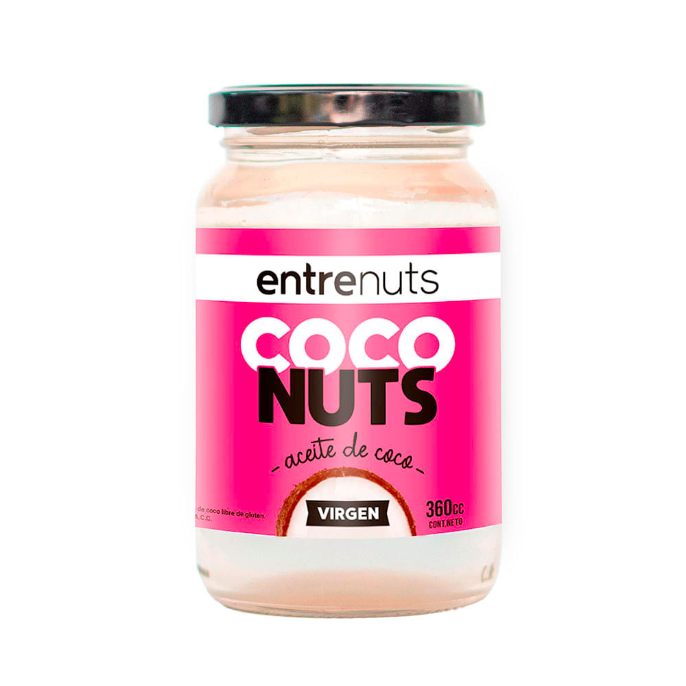 Aceite de Coco Virgen 360 Cc Entrenuts