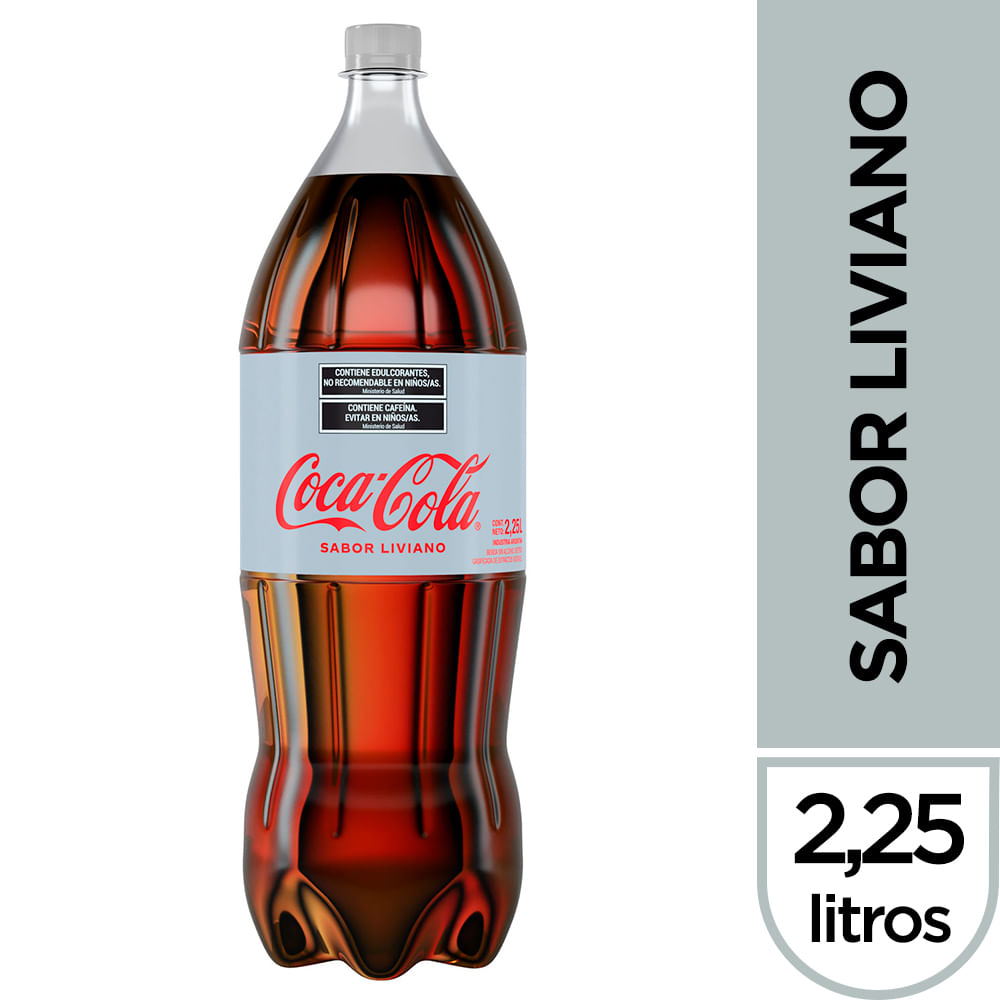 Gaseosa Cola Sabor Liviano 2,25 Lts Coca Cola