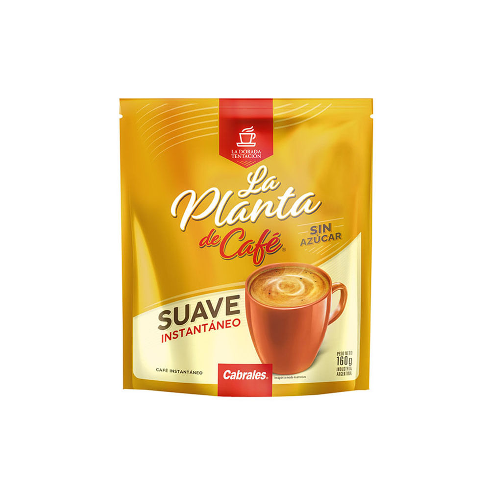 Café Instantáneo Suave 160 Grs La Planta de Café