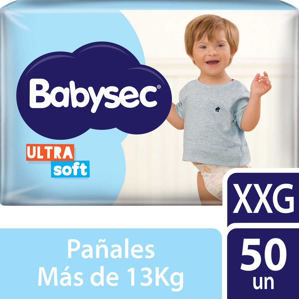 Pañales Ultrasoft XXG x 50 Un Babysec
