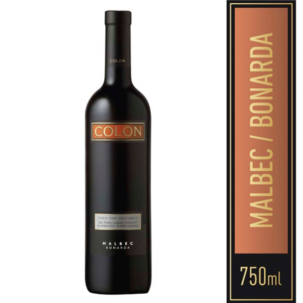 Vino Tinto Malbec y Bonarda 750 Cc Colón