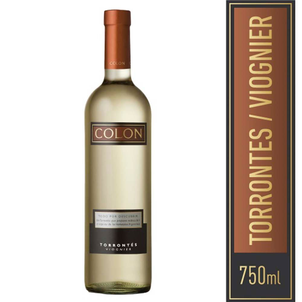 Vino Blanco Torrontés y Viognier 750 Cc Colon