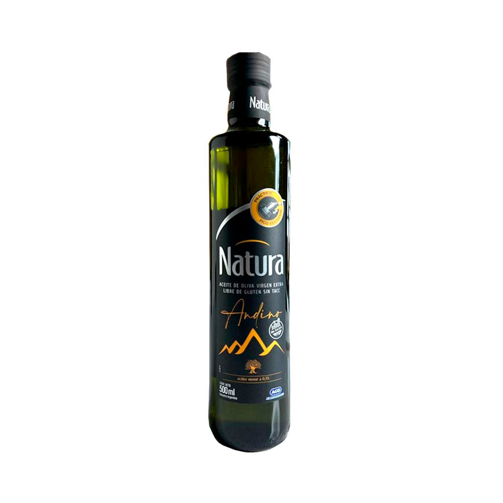Aceite de Oliva Extra Virgen Andino 500 Ml Natura