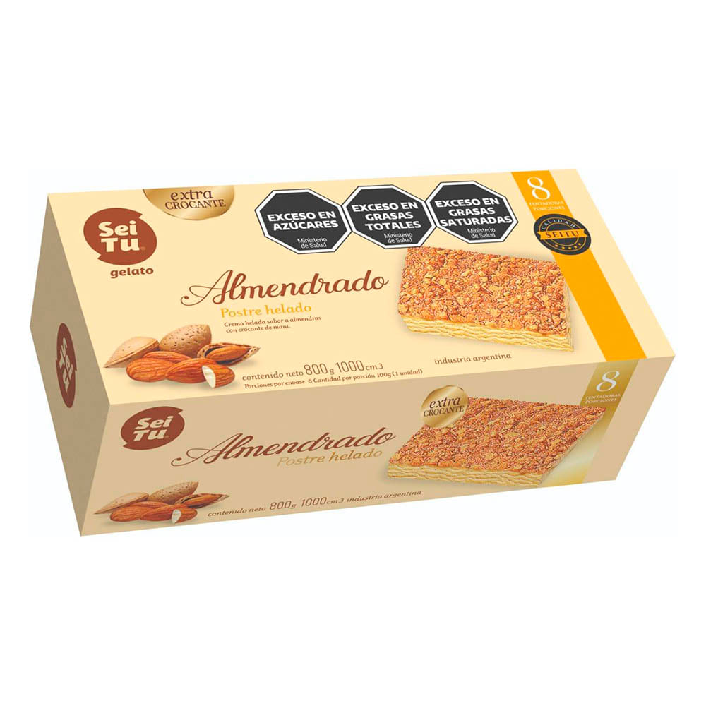 Postre Helado Almendrado Sei Tu 8 U