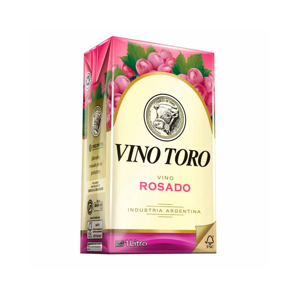 Vino Rosado 1 Lts Toro