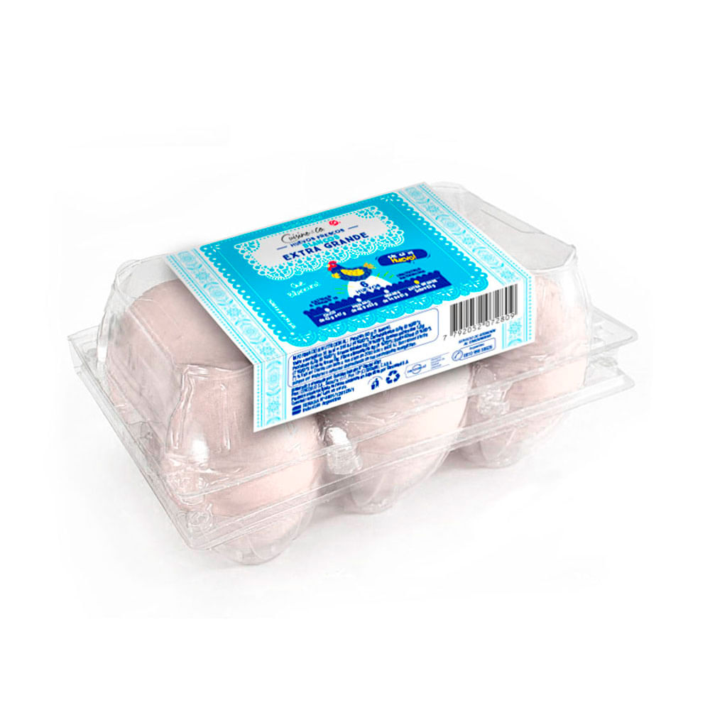 Huevos Blancos Extra Grandes 6 Un Cuisine & Co