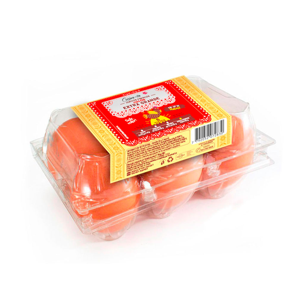 Huevos Color Extra Grandes 6 Un Cuisine & Co