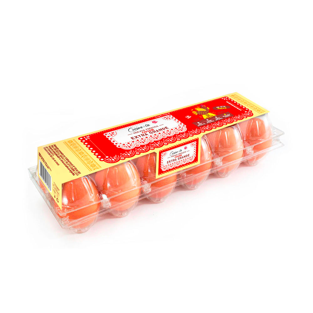 Huevos de Gallina Color Extra Grandes 12 Un