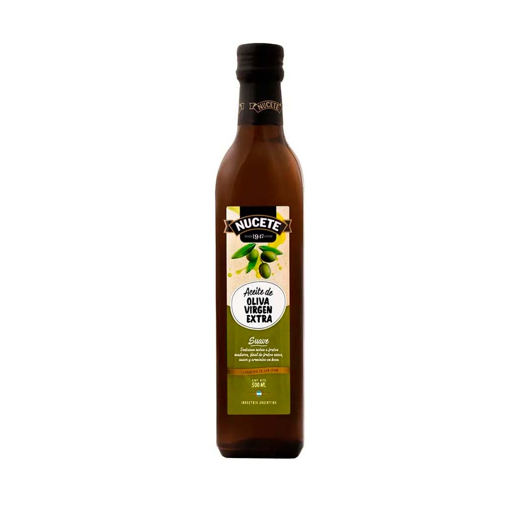 Aceite de Oliva Extra Virgen Suave 500 Ml Nucete