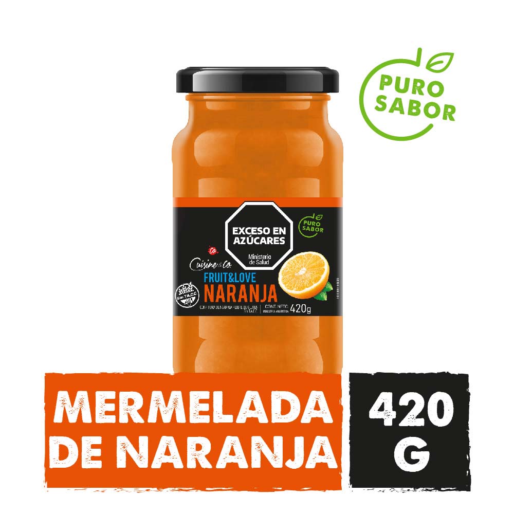 Mermelada Sabor Naranja 420 Grs Cuisine y Co
