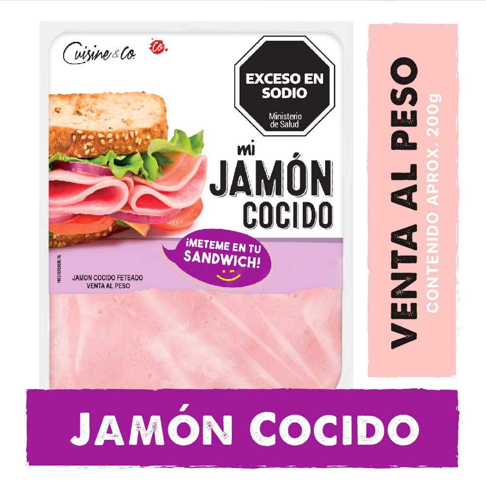 Jamon Cocido Aprox 200 Grs Cuisine & Co